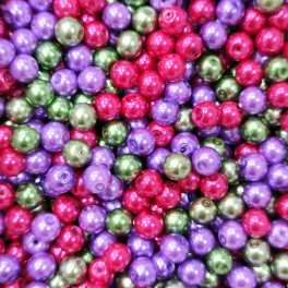 Tekla golyó gyöngy mix - 8mm