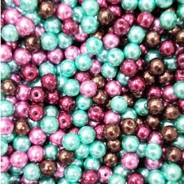 Tekla golyó gyöngy mix - 8mm