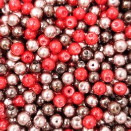 Tekla golyó gyöngy mix - 8mm