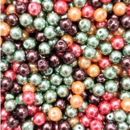 Tekla golyó gyöngy mix - 8mm