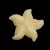 Resin bead - Sea Star - Cream - 22mm