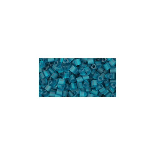 Toho Triangle Japanese Seed Bead bead  -  7bdf - Transparent Frosted Teal - 11/0