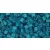 Toho Triangle Japanese Seed Bead bead  -  7bdf - Transparent Frosted Teal - 11/0