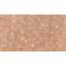   Toho Triangle Japanese Seed Bead  - 11f - Transparent-Frosted Rosaline - 11/0