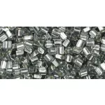 Toho Triangle Japanese Seed Bead  -  29b -  Silver-Lined Gray  -  size: 11/0