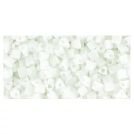   Toho Triangle Japanese Seed Bead  -  41 -  Opaque White  -  size: 11/0