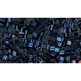   Toho Triangle Japanese Seed Bead  -  82  -  Metallic Nebula -  size: 11/0