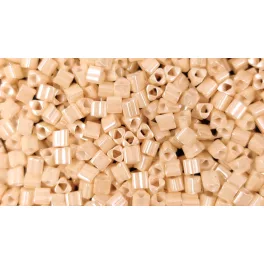   Toho Triangle Japanese Seed Bead  -  123 - Light Beige Luster  - 11/0