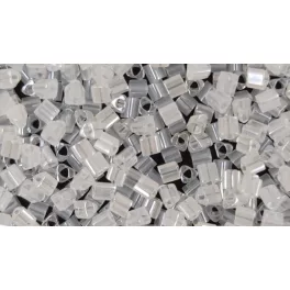   Toho Triangle Japanese Seed Bead  -  141  -  Ceylon Snowflake  -  size: 11/0