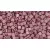 Toho Triangle Japanese Seed Bead  -  553f -  Galvanized Matte Vintage Rose  - 11/0
