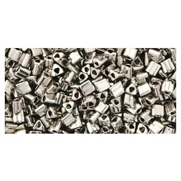   Toho Triangle Japanese Seed Bead 711  -  Nickel  -  size: 11/0