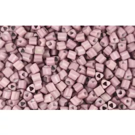   Toho Triangle Japanese Seed Bead  -  766 -  Opaque-Pastel-Frosted Lt Lilac -  size: 11/0