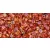 Toho Triangle Japanese Seed Bead  -  951  -  Brick Red Lined Jonquil  - 11/0