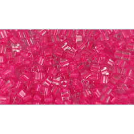   Toho Triangle Japanese Seed Bead  -  978 -  Luminous Neon Pink - 11/0
