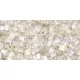 Toho Triangle Japanese Seed Bead  -  2021 - Silver-Lined Rainbow Crystal - 11/0