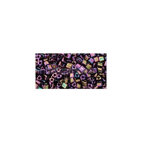 Toho háromszög gyöngy - 85 - Metallic Purple Iris - 11/0