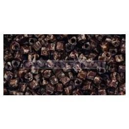   Toho Triangle Japanese Seed Bead  -  y306  -  Hybrid Light Beige  Picasso  - 11/0