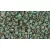 Toho Triangle Japanese Seed Bead  -  y307  -  HybridOpaque Turquoise Picasso  - 11/0