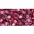 Toho Triangle Japanese Seed Bead  -  332 -  Gold-Lustered Raspberry -  size: 8/0