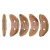 CzechMates 2 Hole Crescent Czech Glass Bead - Matte - Metallic Bronze Copper - 10mm