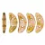 CzechMates 2 Hole Crescent Czech Glass Bead - Topaz Rose Gold Luster - 10mm