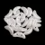 CzechMates 2 Hole Crescent Czech Glass Bead - Snow Shimmer - 10mm