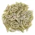CzechMates 2 Hole Crescent Czech Glass Bead - alabaster picasso - 10mm