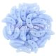 CzechMates 2 Hole Crescent Czech Glass Bead -  colortrend airy blue - 10mm