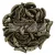CzechMates 2 Hole Crescent Czech Glass Bead - dark bronze - 10mm