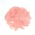 CzechMates 2 Hole Crescent Czech Glass Bead - trans matte pink - 10mm