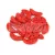 CzechMates 2 Hole Crescent Czech Glass Bead - opaque red - 10mm