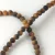 Tigrisszem gyöngy - matt - 4mm - szálon