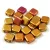 Tile gyöngy - Crystal Gold Rainbow - 6x6mm