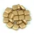 Tile gyöngy - Aztec Gold - 6x6mm