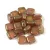 Tile gyöngy - Rose Bronze Opal - 6x6mm