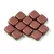 Tile gyöngy - mauve metallic satin iris - 6x6mm
