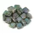 Tile gyöngy -  Alabaster Green Brown Luster - 6x6mm