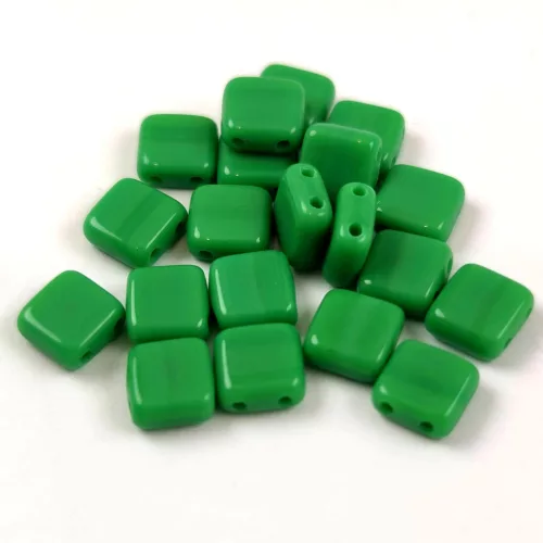 Tile gyöngy - Pine Green - 6x6mm