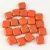 Tile gyöngy -  Coral Purple Bronze Luster - 6x6mm