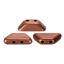 Tinos® par Puca®gyöngy - matte copper - 4x10 mm
