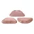 Tinos® par Puca®Bead Bead - white pink luster - 4x10 mm