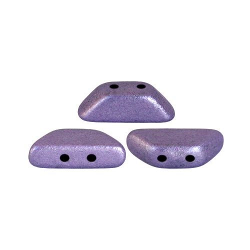Tinos® par Puca®gyöngy - matte metallic purple - 4x10 mm