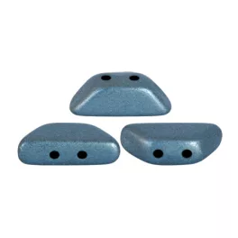Tinos® par Puca®Bead - matte metallic blue - 4x10 mm