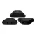 Tinos® par Puca®Bead Bead - jet matte - 4x10 mm
