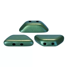 Tinos® par Puca®Bead - polichrome aqua teal - 4x10 mm