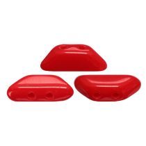 Tinos® par Puca®gyöngy - opaque red - 4x10 mm