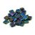 Miyuki tila gyöngy - 401fr - Matte Rainbow Black - 5x5mm - 10g - AKCIOS