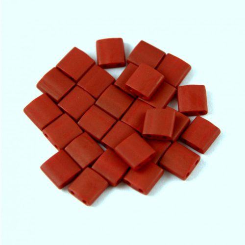 Miyuki tila gyöngy - 2040 - Matte Metallic Brick Red - 5mm - 10g - AKCIOS