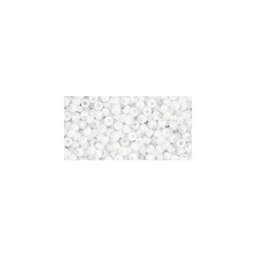 Toho Round Japanese Seed Bead  -  41  -  Opaque White -  size: 11/0