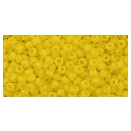   Toho Round Japanese Seed Bead  -  42b  -  Opaque Sunshine -  size: 11/0